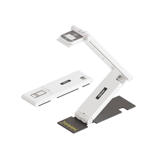 INSWAN INS-Flip 4 Telecamera Documenti 4K USB portatile—13MP Ultra HD, design pieghevole, autofocus, microfono, LED, compatibile con Mac OS, Windows, iPad, Chromebook per didattica a distanza