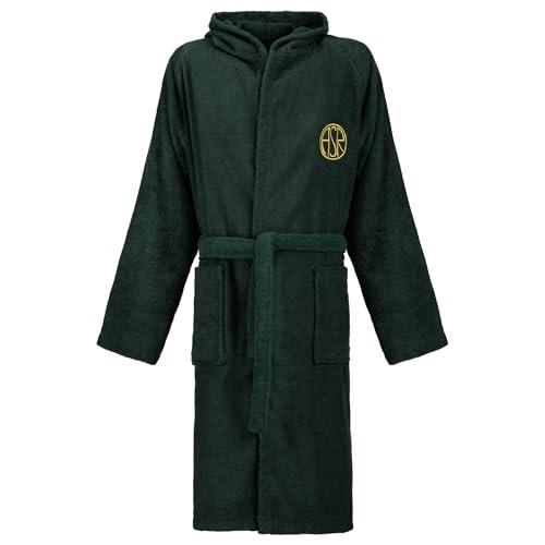AS Roma Accappatoio In Spugna Man Asr Accappatoio Unisex - Adulto