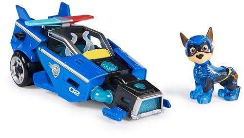 Paw Patrol, Veicolo della Polizia di Chase Tematizzato Il Super Film, con Luci e Suoni, Giochi per Bambini e Bambine, 3+ Anni