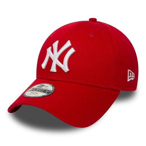 New Era Kids League Basic 9Forty New York Yankees Snapback Cap, Unisex bambini, Rosso/Bianco, YOUTH (53.9 cm - 55.8 cm / 6-12 Years)