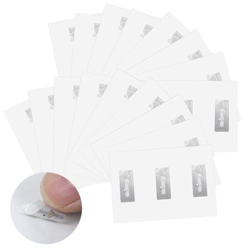 Confezione da 50 etichette adesive NFC NTAG213, riscrivibili, memoria 137 byte, adesivi, compatibili con tutti gli smartphone e i dispositivi abilitati NFC