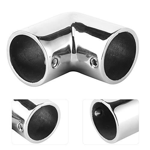 Connettore per tubi per barche, Giunto per tubi a gomito a 90° Marine Yatch, Connettore a gomito, Raccordo per corrimano per barche Gomito a 90 gradi, Raccordo (B(25mm))