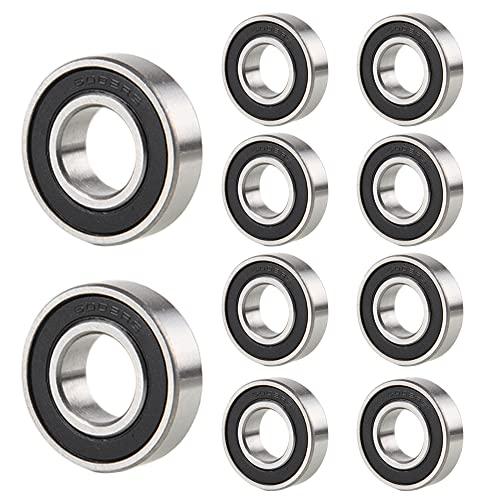 10pcs 6002-2RS cuscinetti,cuscinetto a sfera,15 mm x 32 mm x 9 mm, per attrezzatura meccanica