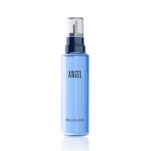 MUGLER Angel, Eau de Parfum, Profumo Donna, Profumo Ambrato e Gourmand, Fragranza Affascinante, Ricaricabile, Ricarica 100 ml