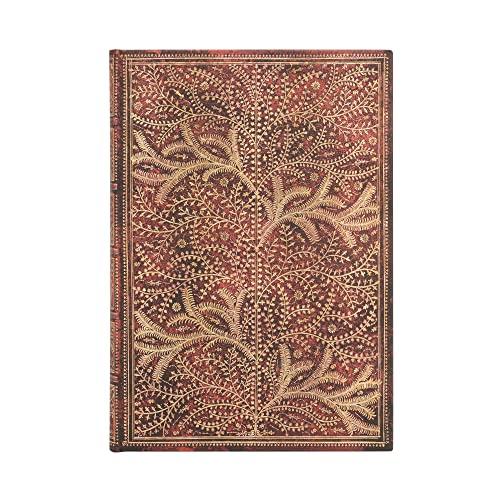 Paperblanks | Bosco Selvatico | Diari a copertina rigida | Midi | Bianco: Hardcover, 120 gsm, ribbon marker, memento pouch, elastic closure, book edge printing