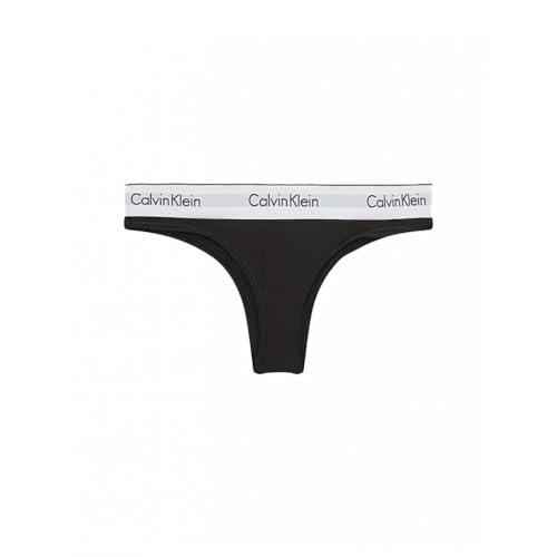 Calvin Klein Slip Brasiliana Donna Cotone Elasticizzato, Nero (Black), S