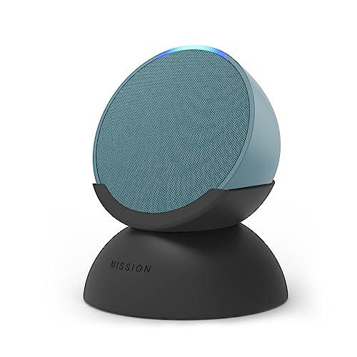 Echo Pop | Altoparlante Bluetooth intelligente con Alexa, compatto e dal suono potente, Verde petrolio + base con batteria Made for Amazon per Echo Pop, Antracite