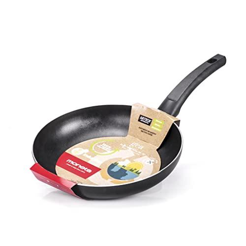 Moneta Gea Padella, 26 Cm, Alluminio 100% riciclato, per Ogni Piano Cottura Incluso l'Induzione. Made in Italy
