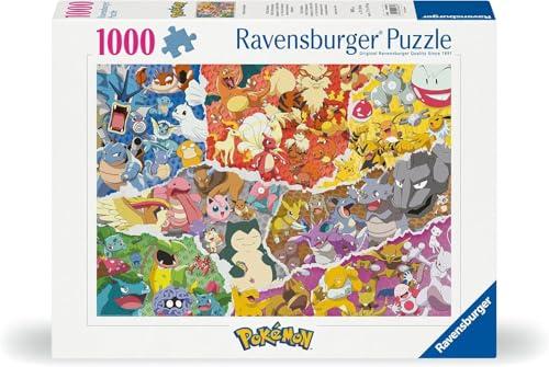 Ravensburger Puzzle 1000 Pezzi, Pokemon - Puzzle Adulti +14 anni, 70 x 50 cm, Puzzle per Adulti Pokemon, Collezione 1000 Pezzi, Idee Regalo Pokémon