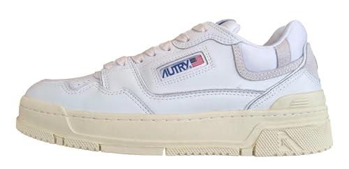 AUTRY CLC Low Scarpe Sneakers da Uomo in Pelle ROLM MM41 Bianco (Sistema Taglie Calzature EU, Adulto, Numero, Media, 40)