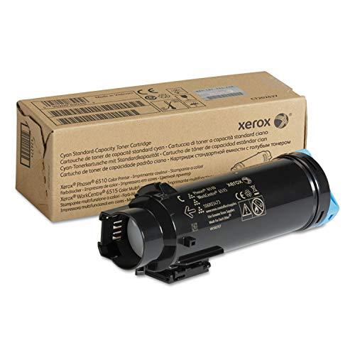 Xerox Genuine Phaser 6510 / Workcentre 6515 Ciano, Cartuccia Toner Capacità Standard (1,000 Pagine) - 106R03473