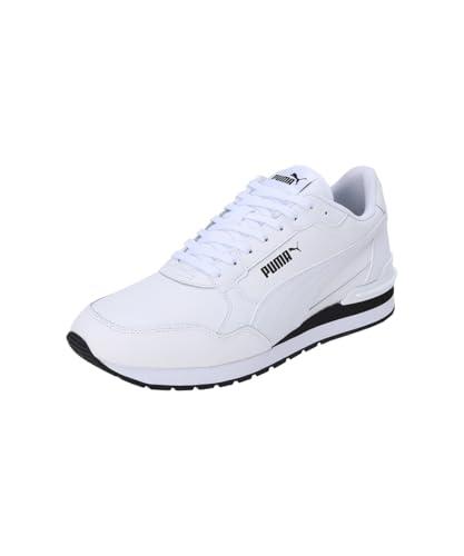 PUMA ST Runner V4 L, Sneaker Unisex-Adulto, Puma White Puma Black Puma White, 45 EU
