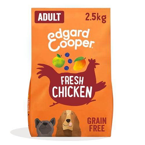 Edgard & Cooper Crocchette Cani Adulti Cibo Secco Senza Cereali Mangime Naturale 2.5kg Pollo Fresco, Alimentazione Completa, Sana ed Equilibrata per Cani di Ogni Taglia