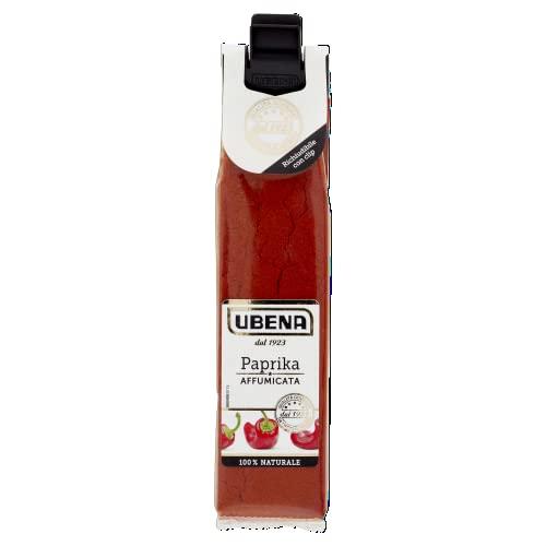 UBENA | Paprika Affumicata in Polvere, Clip Sachet 32g | Aroma intenso, leggermente piccante, fruttato | Sacchetto richiudibile salva-aroma | Ideale per spezie cucina