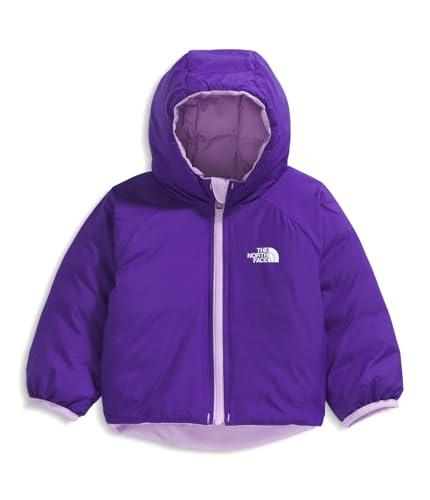 The North Face Reversible Perrito Giacca con Cappuccio, Lite Lilac, 18 Mesi Unisex-Bimbi