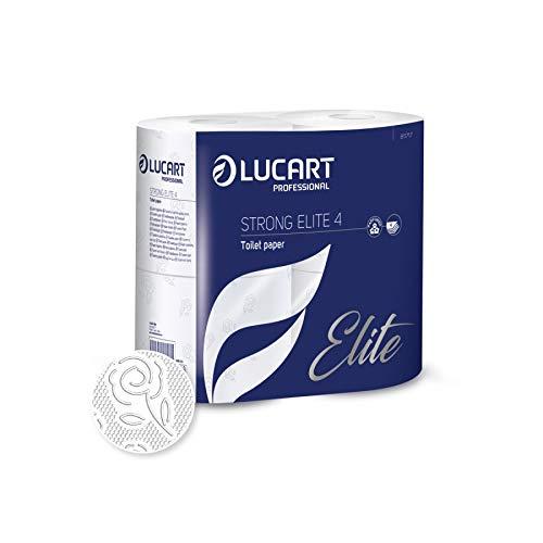 CARTA IGIENICA 4 VELI PROFESSIONALE LUCART ELITE 56 ROTOLI DI CARTA IGIENICA PROFUMATA