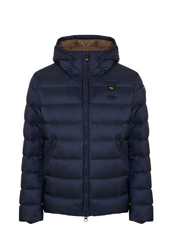 Blauer Piumino Con Cappuccio Acton (IT, Testo, M, Regular, Regular, Blu)