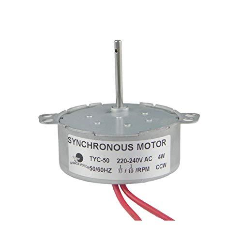 CHANCS TYC-50 220V 0.083-0.1RPM CCW a bassa velocità Mini cambio Torque 14Kg.cm Motore sincrono elettrico