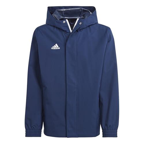adidas Unisex - Bambini Entrada 22 all-Weather Jacket, Team Navy Blue 2, 9-10 Years