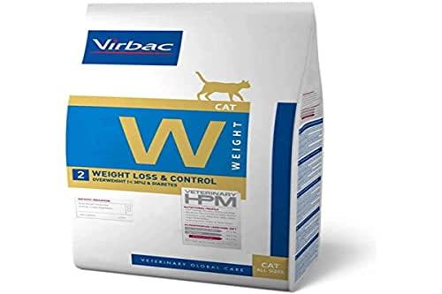Virbac Veterinary HPM Perdita di peso e controllo del cibo per gatti, 1,5 kg