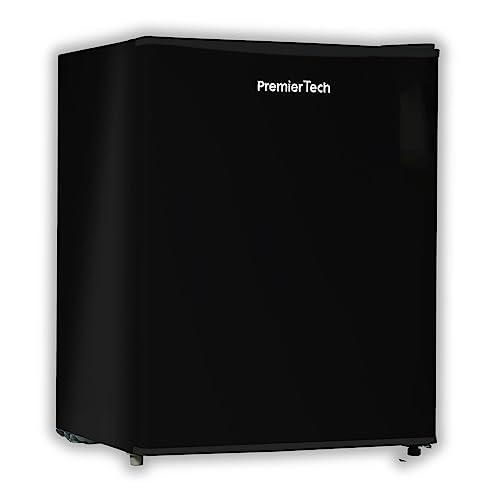 PremierTech Mini Frigo Nero, 58 Litri, Frigorifero Hotel, Ufficio, Casa, Classe Energetica E, Libera Installazione, Porta Reversibile, Compatto, Elegante, PT-F60B