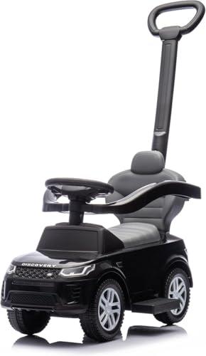 Primi Passi 3 in 1 Macchina Cavalcabile Land Rover Discovery Sport Bambini 12-36 Mesi Maniglione Direzionabile Suoni Antiribaltamento Vano Portaoggetti
