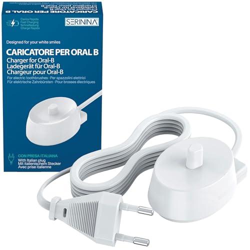 Caricatore per Oral-B Spazzolino Elettrico, Base Ricarica modello 3757, Carica Spazzolino Elettrico compatibile con Oral B