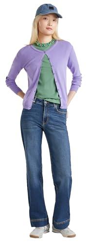 United Colors of Benetton Maglia Coreana M/L 1091d5558, Maglione Cardigan Donna, Pervinca 1w6, M