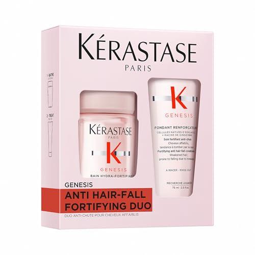 Kérastase, Genesis, routine di cura con shampoo (80 ml) e balsamo per capelli (75 ml), set di prove per capelli fini e fragili, contro la perdita di capelli dovuta alla rottura dei capelli