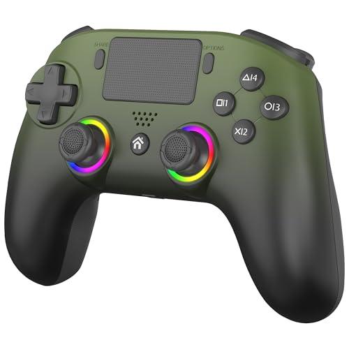 SUBSONIC - Controller per PS5 wireless con paddle e LED programmabili, vibrazione e funzione touch - Controller PS5 verde