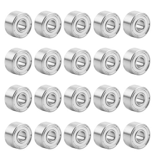 20 PCS Cuscinetti a Sfera 693ZZ, 3x8x4 mm, Micro Cuscinetto a Sfere a Gola Profonda in Acciaio Inossidabile, Cuscinetti a Sfera Piccoli per Trolley, Motori, Elettrodomestici e Applicazioni Industriali