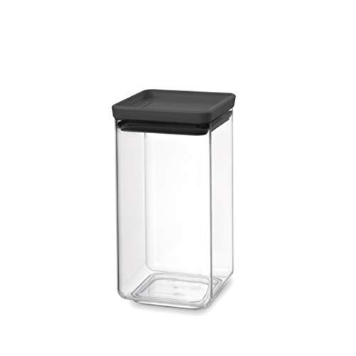 Brabantia Barattolo, Plastica, Dark Grey, 1.6 L