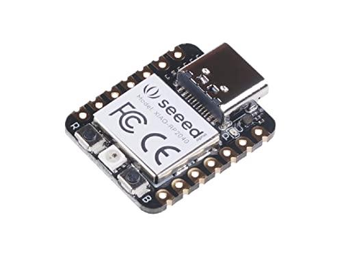 Seeed Studio Microcontrollore XIAO RP2040, con processore dual-core ARM Cortex M0+, supporta Arduino, MicroPython e CircuitPython con interfacce ricche.