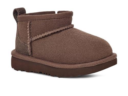 UGG Stivale alla moda unisex per bambini Classic Ultra Mini, Cedro bruciato, 13 Little Kid