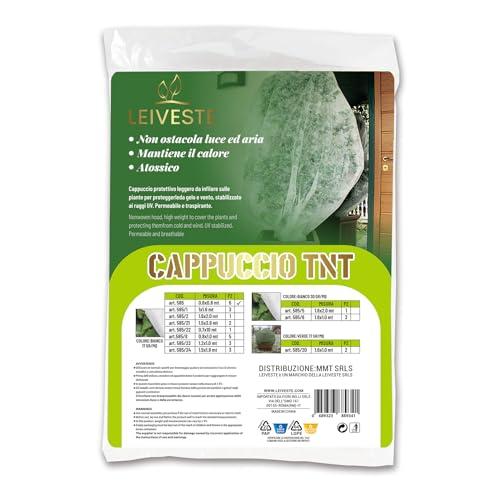 LEIVESTE-Tessuto Non Tessuto per Piante, Copri Piante Inverno,Telo Antigelo, Cappuccio TNT Antigelo 17 gr/m² (6 Cappucci - 0,6 x 0,8 mt)