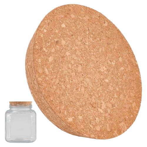 OLYCRAFT Grandi Tappi di Sughero per Bottiglie 15.5~17.5cm Tappo di Sughero in Legno Coperchi per Bottiglie di Vino Tappo di Sugheri per Barattoli in Legno Grandi Tappi Conici 3cm