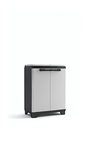 Keter 9735000 Split Cabinet Recycling Premium, Grigio, 68x39x92 cm
