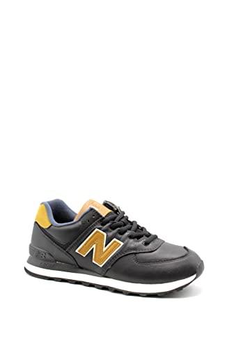 New Balance Nb 574, Sneakers Uomo, Nero Black Omd, 42 EU