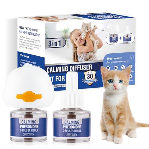 Feromoni Gatto Per Gatti Diffusore Tranquillante Di Calmante Antistress Repellente Per Gatti Irrequieti Feromoni Felini Feromoni Rilassanti E Tranquillanti Rilassanti 6x Ricariche Da 48 Ml Insapore