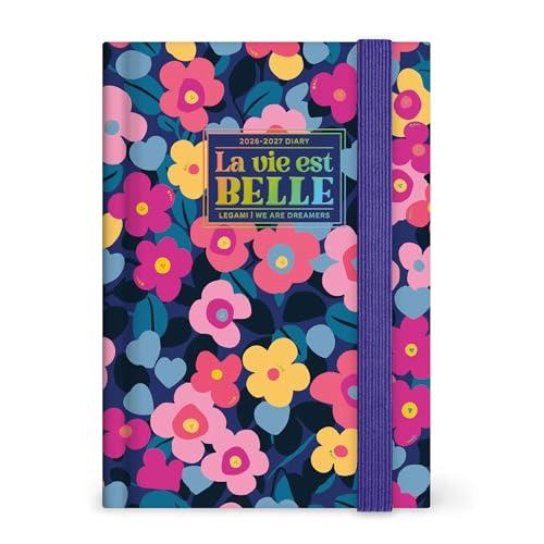 Legami Agenda Giornaliera 26-27 16 Mesi, Flowers, S, 9.5x13.5 cm