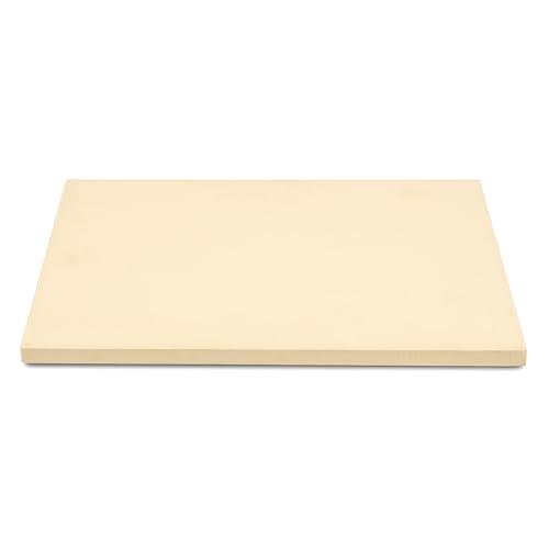 G3 Ferrari G10190 Pietra refrattaria in Cordierite Naturale 38 x 30 cm, fino a 800°C, Utilizzabile in Forno, su Barbecue e Griglie a Gas