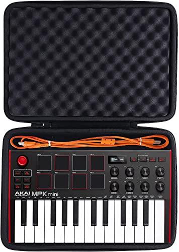 co2CREA cassa custodia borsa per AKAI Professional MPK Mini MK3 / MKII MK2/ Mini Play Tastiera Controller MIDI USB(solo scatola,Case Only)