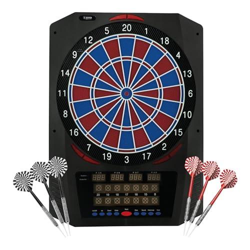 KOTO – Bersaglio Elettronico Royal 580, 6 Freccette Soft, 36 Giochi, Oltre 580 Varianti, per 1-8 Giocatori