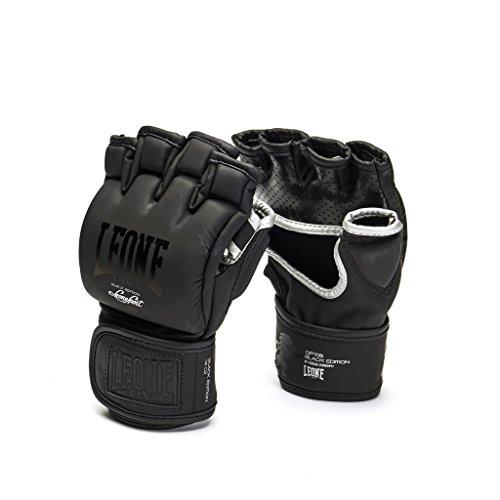 LEONE 1947, Black Edition Guanti Da Mma, Unisex – Adulto, Nero, M, GP105
