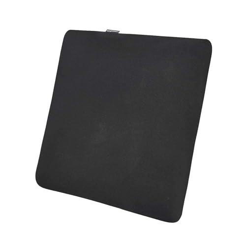 Amazon Basics Cuscino da seduta in memory foam, quadrato, 38 x 38 x 3.16 cm, nero