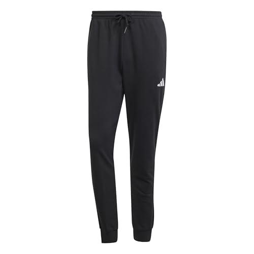 adidas Homme Essentials FEELCOZY French Terry Pant, Black/White, L