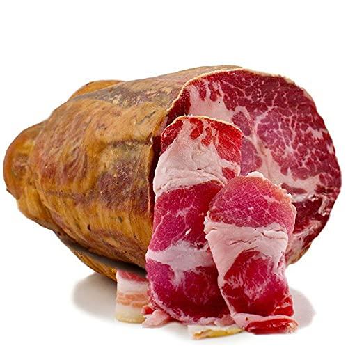 Capocollo Coppa Dolce Artigianale Stagionato trancio 400 gr Sfizi di Calabria Salumi Artigianali