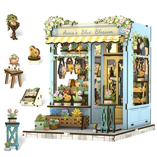 Cutefun Book Nook Kit - Case delle bambole con Luci LED per Adulti, Modello Creativo Casa delle Bambole - Set Decorativo per Scaffali con Inserti, Appassionati di e Collezionisti