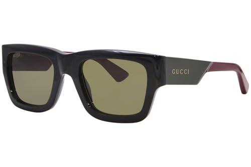 Gucci Gg1668s Occhiali da Sole, Nero-Verde-Verde, 58 Uomo