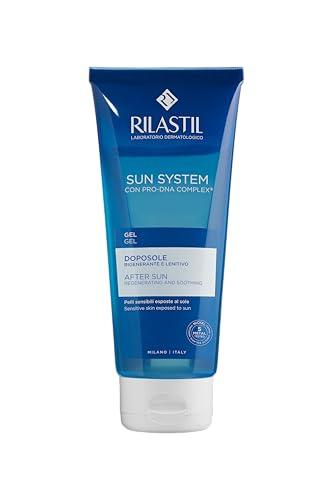 Rilastil Sun System Gel Doposole Trasparente Viso e Corpo, Rigenerante, Idratante e Lenitivo con Acido Ialuronico, per Pelli Sensibili Confezione da 200ml